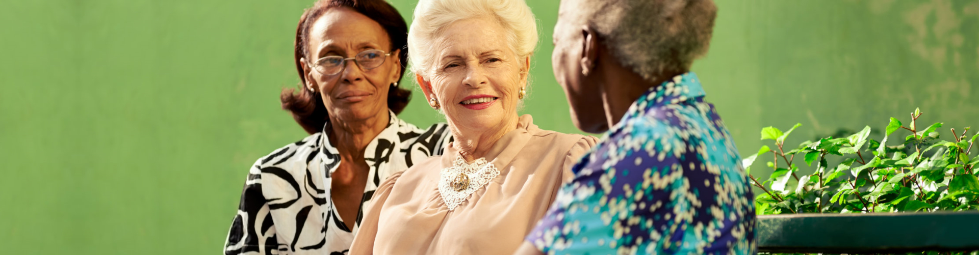 three senior women